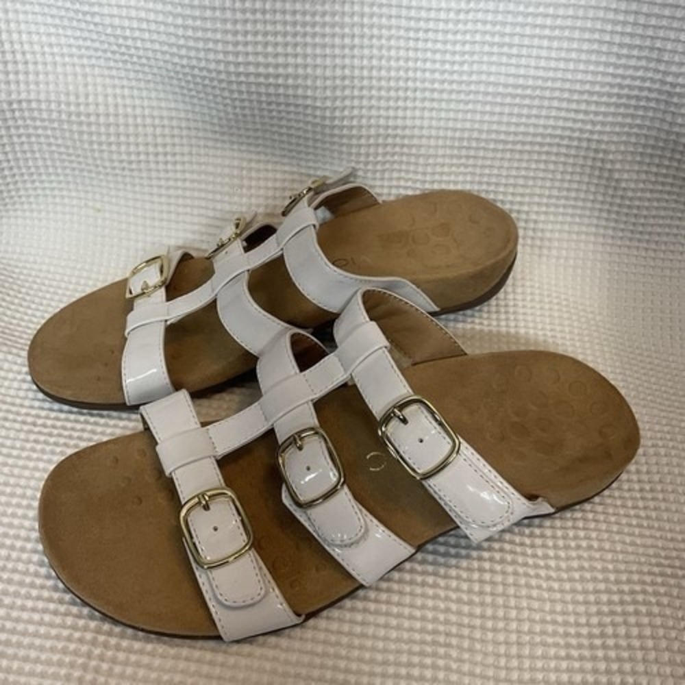 NWOB Vionic Misa White Adjustable Straps Comfort Slide Sandals Women 9 China